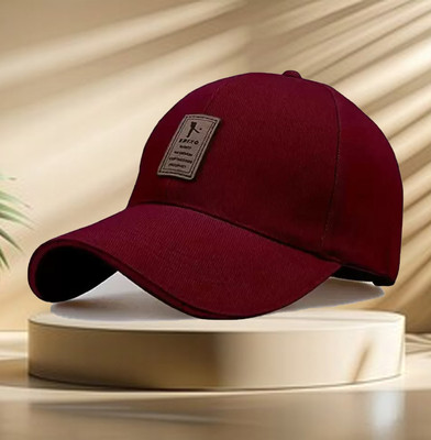 FD FLORIDA Solid, Self Design Sports/Regular Cap Cap