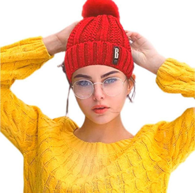 CLASSYMAESSI Self Design Beanie Cap