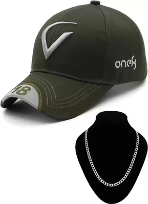 Florida Embroidered, Solid, Self Design Sports/Regular Cap Cap(Pack of 2)