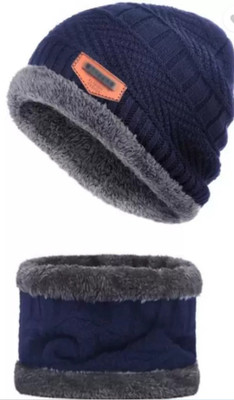 frokht Solid Beanie Cap(Pack of 2)