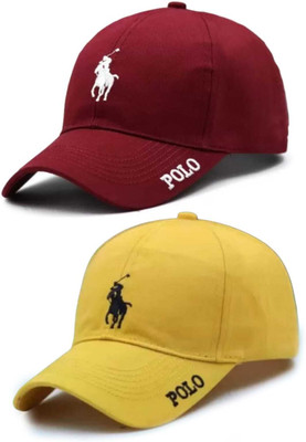Polo store Embroidered Sports/Regular Cap Cap(Pack of 2)