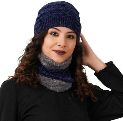Atipriya Striped Beanie Cap