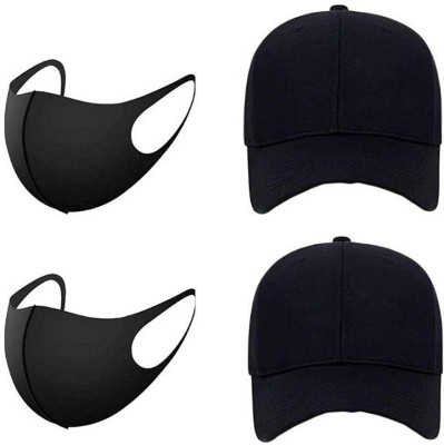 CLASSYMESSI Solid Sports/Regular Cap Cap(Pack of 2)