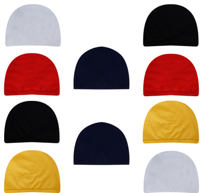 VIRUKSHAM Solid Skull Cap Cap(Pack of 10)