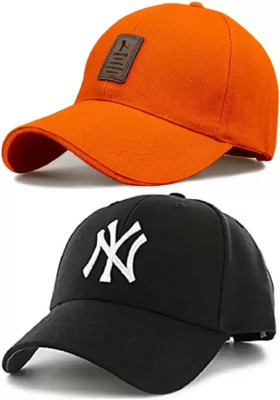 BLUCAPS Embroidered, Solid Sports/Regular Cap Cap(Pack of 2)