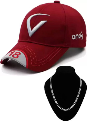 Florida Embroidered, Solid, Self Design Sports/Regular Cap Cap(Pack of 2)