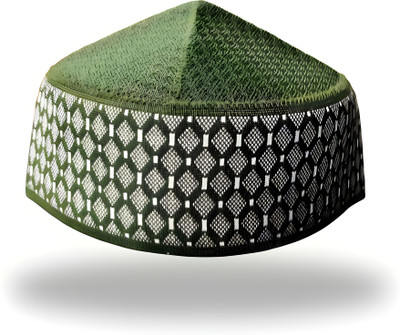 BR COLLECTION Embroidered, Printed Prayer Cap Cap