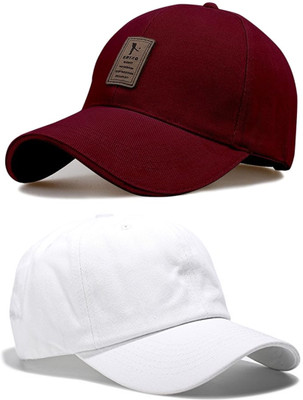 CLASSYMESSI Self Design Sports/Regular Cap Cap(Pack of 2)