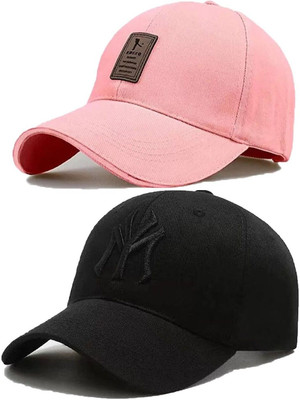 ILLARION Printed, Self Design, Solid Sports/Regular Cap Cap(Pack of 2)