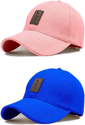 cap world Striped, Self Design, Solid Sports/Regular Cap Cap(Pack of 2)