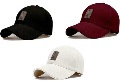 BIZOLO Embroidered Sports/Regular Cap Cap(Pack of 3)