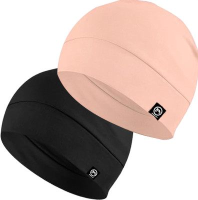 Bismaadh Solid Skull Cap Cap(Pack of 2)