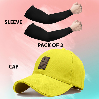 ALAMOS Solid Sports/Regular Cap Cap(Pack of 2)