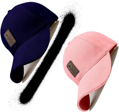 CLASSYMESSI Solid, Self Design Sports/Regular Cap Cap(Pack of 2)