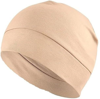 HEENA HOSIERY Solid Skull Cap Cap