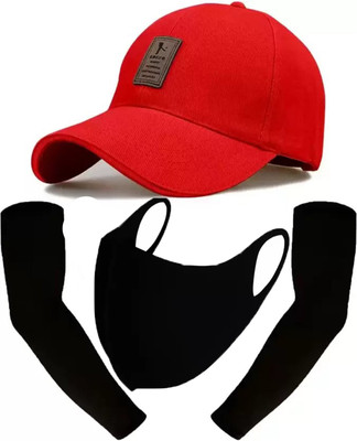 CLASSYMESSI Solid, Self Design Sports/Regular Cap Cap(Pack of 3)