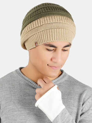 Bharatasya Self Design Beanie Cap