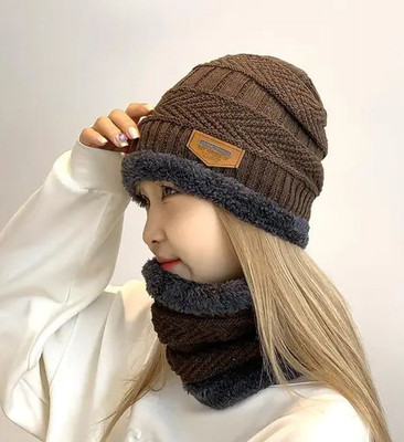 Missby Solid, Woven Beanie Cap