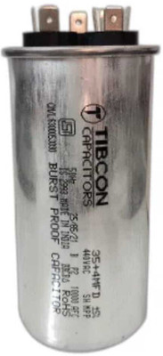 M&M HARIS 35+4 MFD Tibcon Capacitor 440V for 1.5 Ton & 2 Ton Air Conditioner 1 Year Warnty Power Supply Electronic Hobby Kit