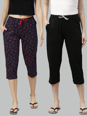 Kryptic Women Dark Blue Capri