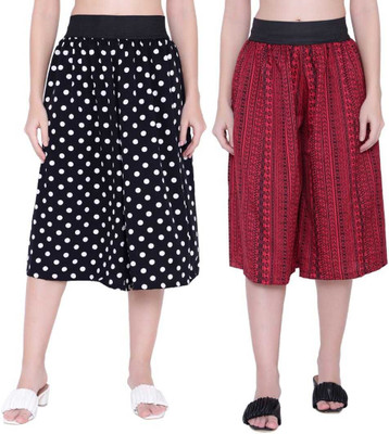 MaiyaCollection Women Multicolor Capri