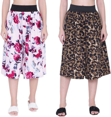 MaiyaCollection Women Multicolor Capri