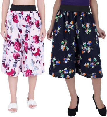 Prabhnoorskirts Women Multicolor Capri