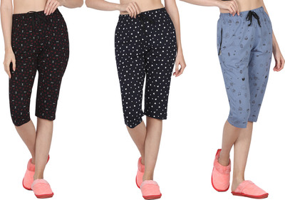 Sirtex Eazy Women Multicolor Capri