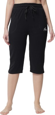 ANIXA Women Black Capri