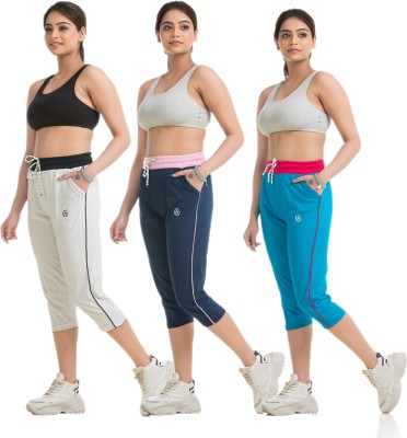 STYLE AK Women Grey, Blue, Green Capri