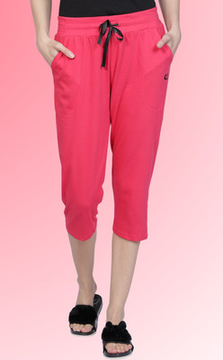 Club A9 Women Red Capri