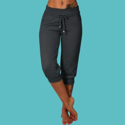 WAMMY Women Grey Capri