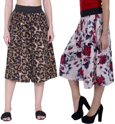 Prabhnoorskirts Women Multicolor Capri