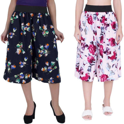 MaiyaCollection Women Multicolor Capri