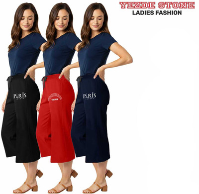 YAZDE STON Women Red Capri