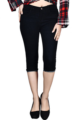 SENDIPO Women Denim Capri