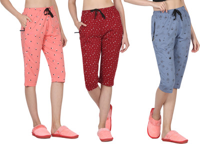 Sirtex Eazy Women Multicolor Capri