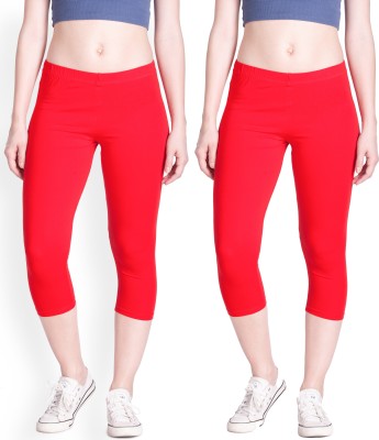 Lyra Women Red Capri