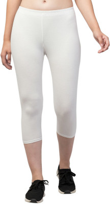 ARSHEEN ADORE Women Reversible White Capri