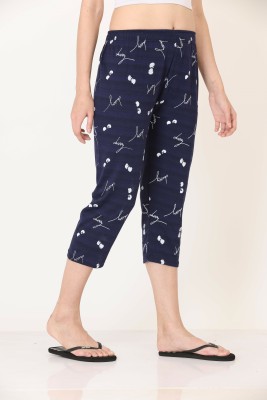 The Daspr Nation Women Dark Blue Capri