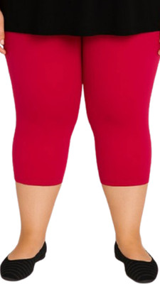 HM HUBB HM HUBB Capri For Girls Casual Solid Cotton Capri's For Women|Bottomwear Women Pink Capri