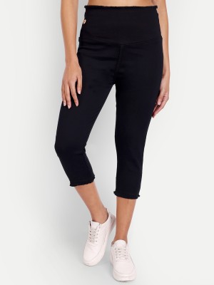 AngelFab AngelFab Capri Women Denim Capri