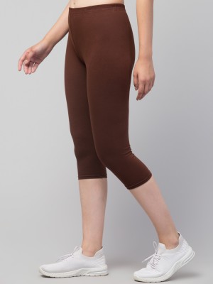 Draxstar Attire SBT-002 Women Brown Capri