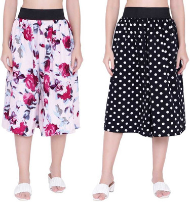 MaiyaCollection Women Multicolor Capri