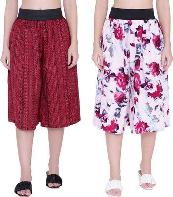MaiyaCollection Women Multicolor Capri