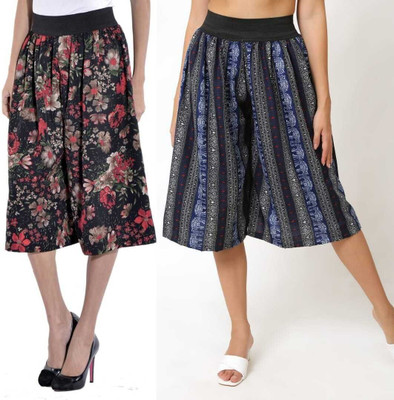 Prabhnoorskirts Women Multicolor Capri