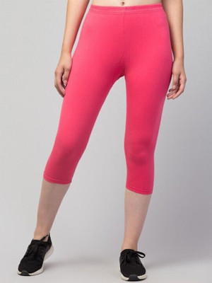 HiRRuX Cotton Lyvra Capri Women Pink Capri