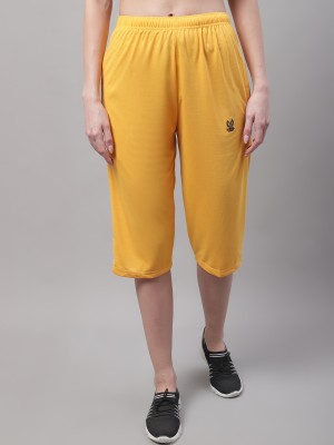 VIMAL JONNEY Women Yellow Capri