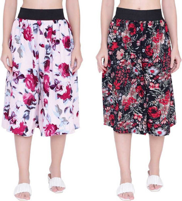 Prabhnoorskirts Women Light Blue Capri