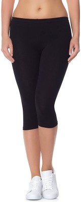 SHUBHIKAA Women Black Capri